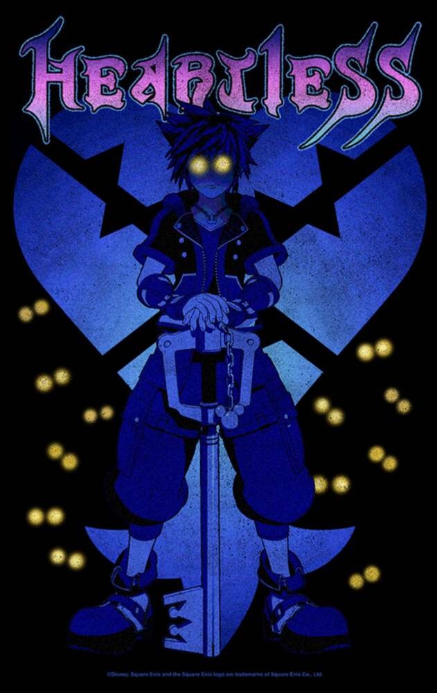 Men's Kingdom Hearts 3 Inner Shadows  Adult T-Shirt