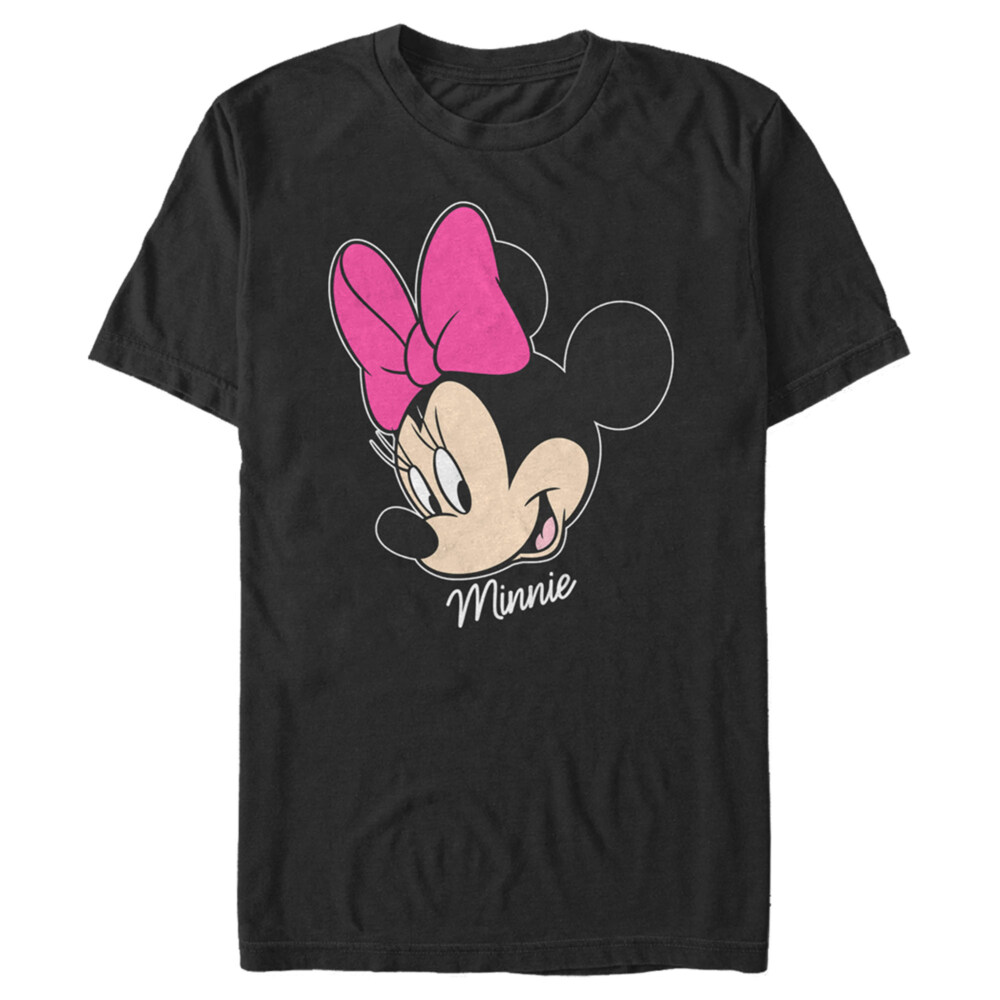 Men's Mickey & Friends Minnie Mouse Portrait  Adult T-Shirt