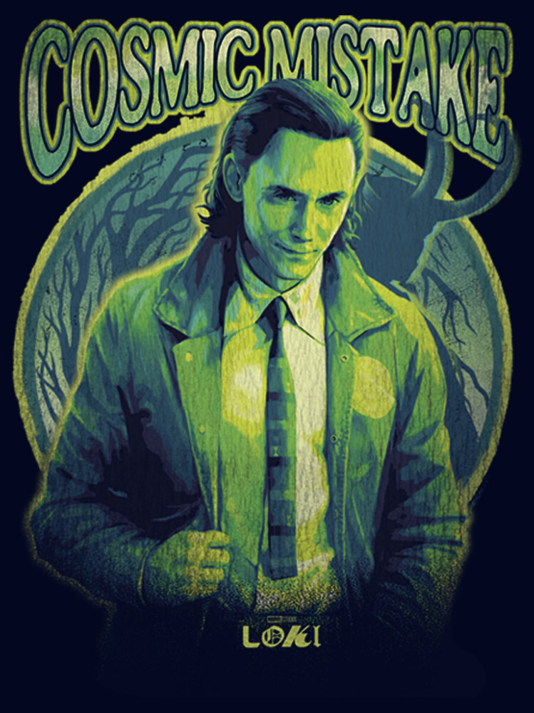 Men's Marvel Loki Cosmic Mistake  Adult T-Shirt
