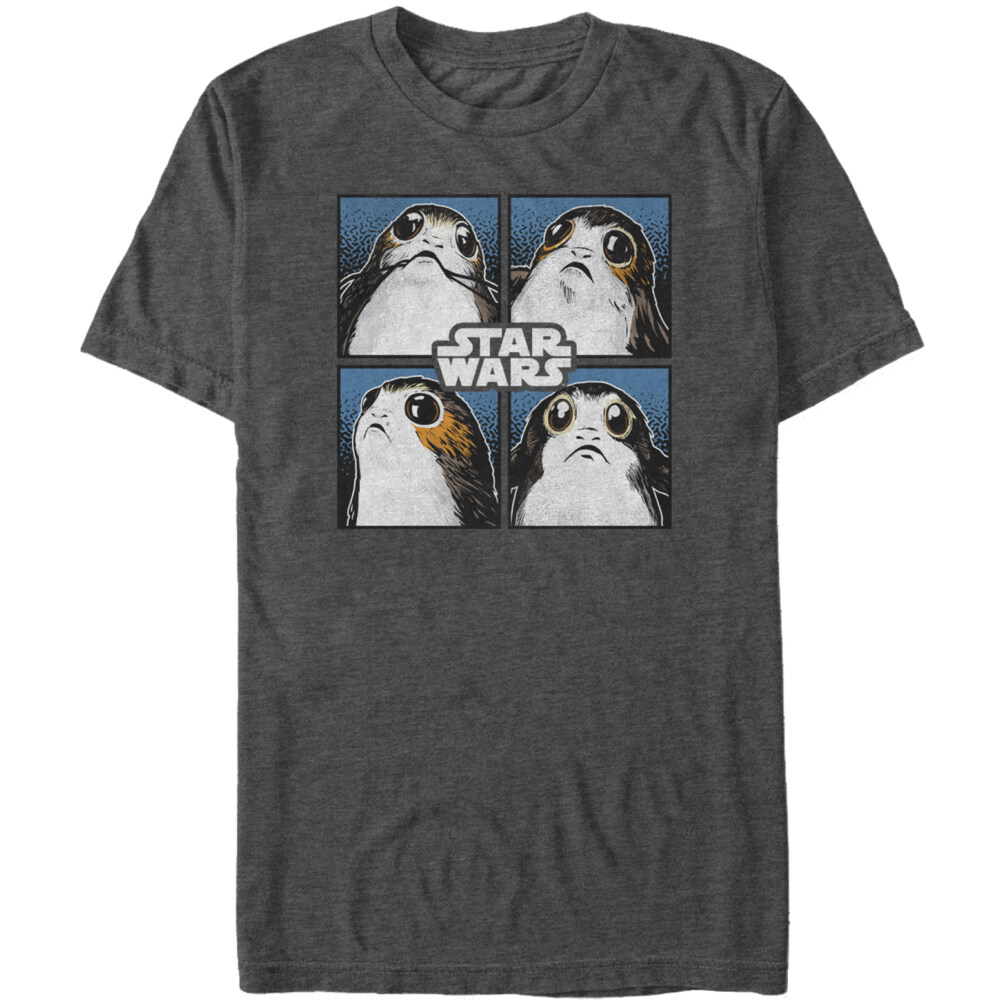 Men's Star Wars The Last Jedi Porg Square  Adult T-Shirt