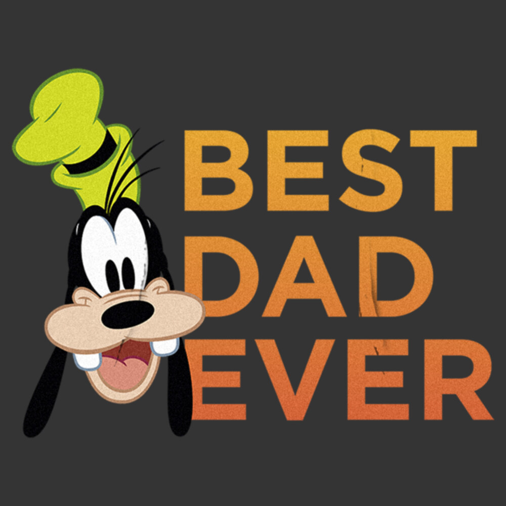 Men's Mickey & Friends Father's Day Best Goofy Dad Ever  Adult Pull Over Hoodie