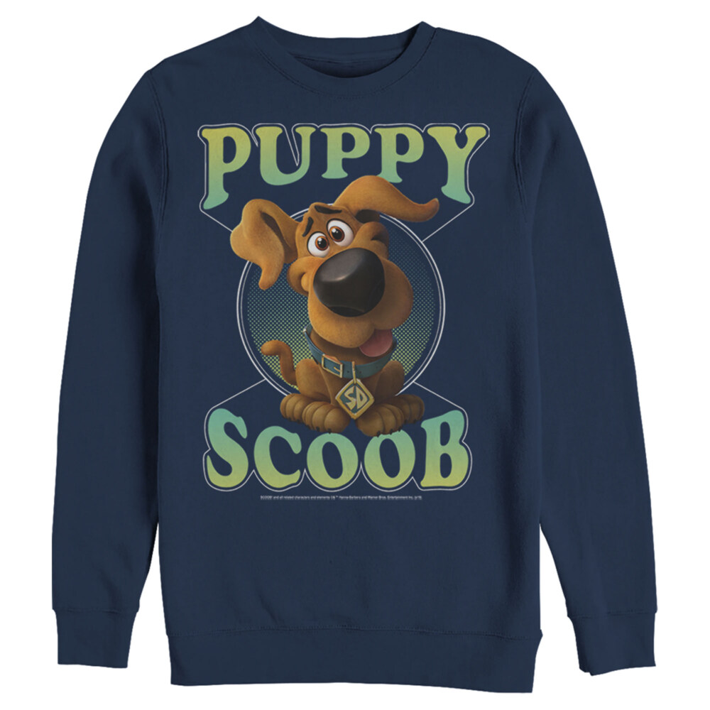 Men's Scooby Doo Puppy Circle  Adult Sweatshirt