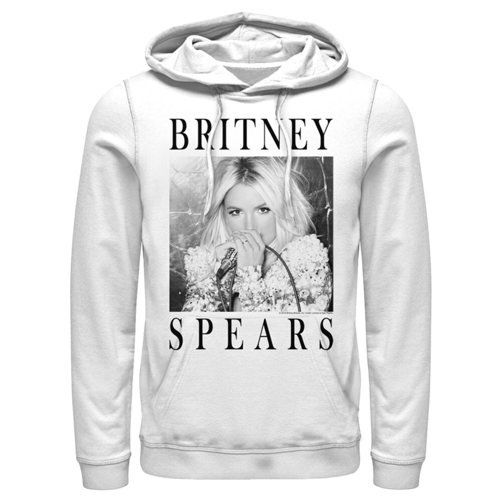 Men's Britney Spears Classic Star Frame  Adult Pull Over Hoodie