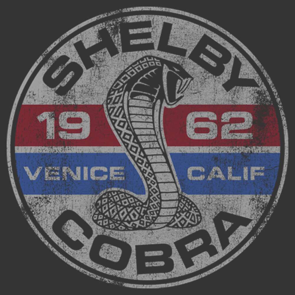 Men's Shelby Cobra 1962 Logo  Adult T-Shirt