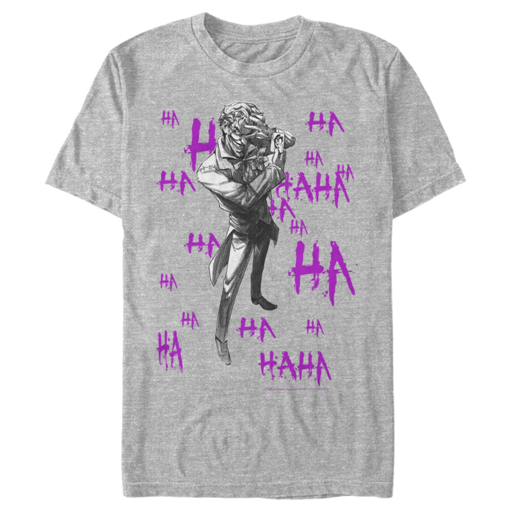 Men's Batman Joker Ha Ha  Adult T-Shirt