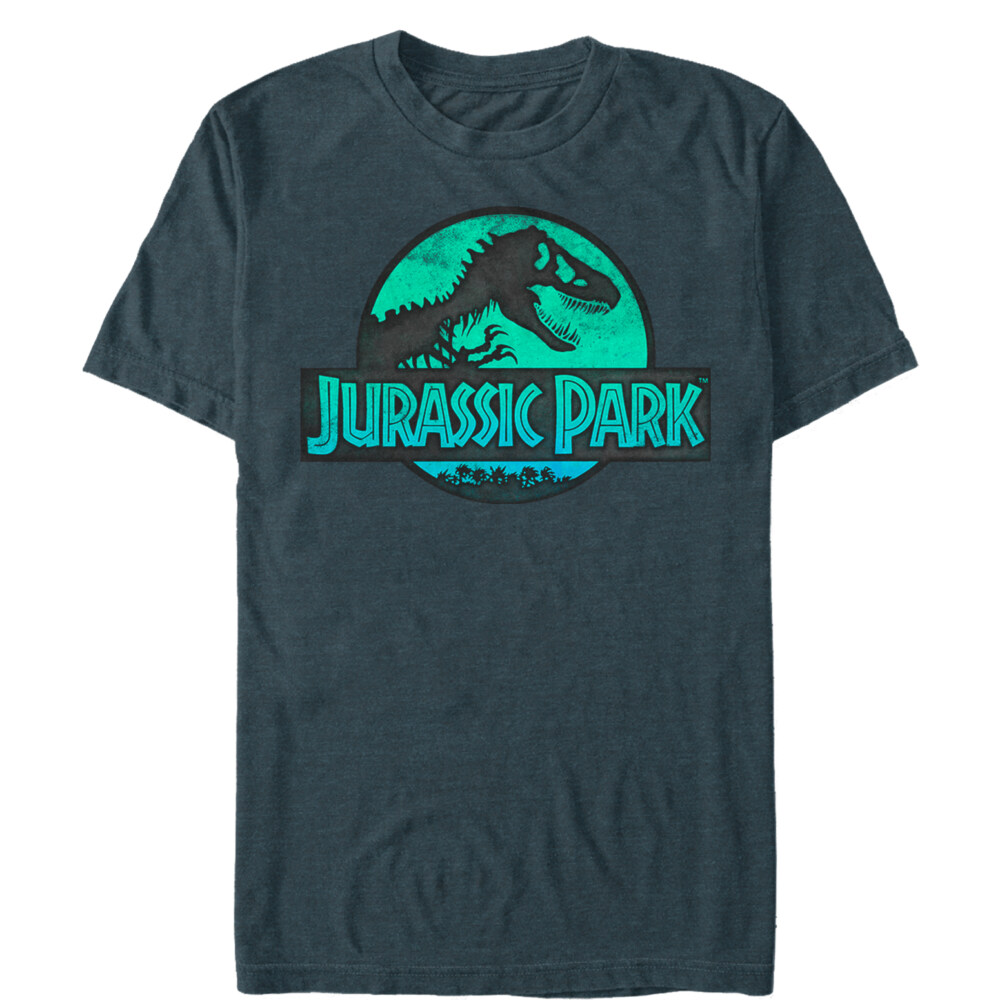 Men's Jurassic Park Ocean Ripple Logo  Adult T-Shirt