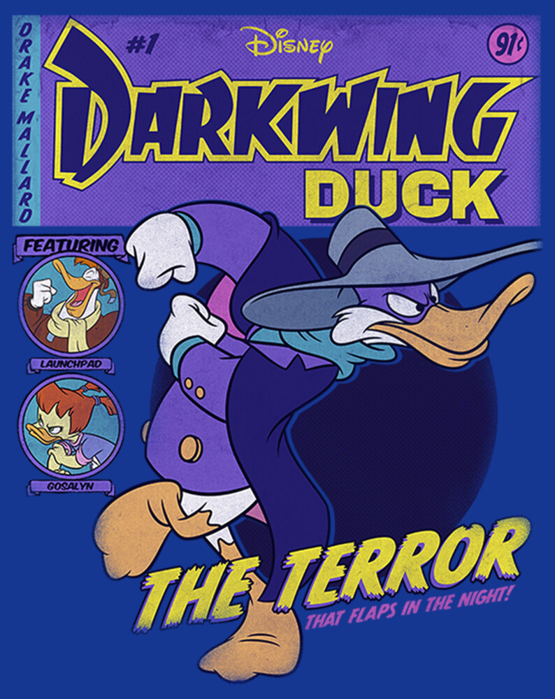 Men's Darkwing Duck Comic Cover  Adult Sweatshirt