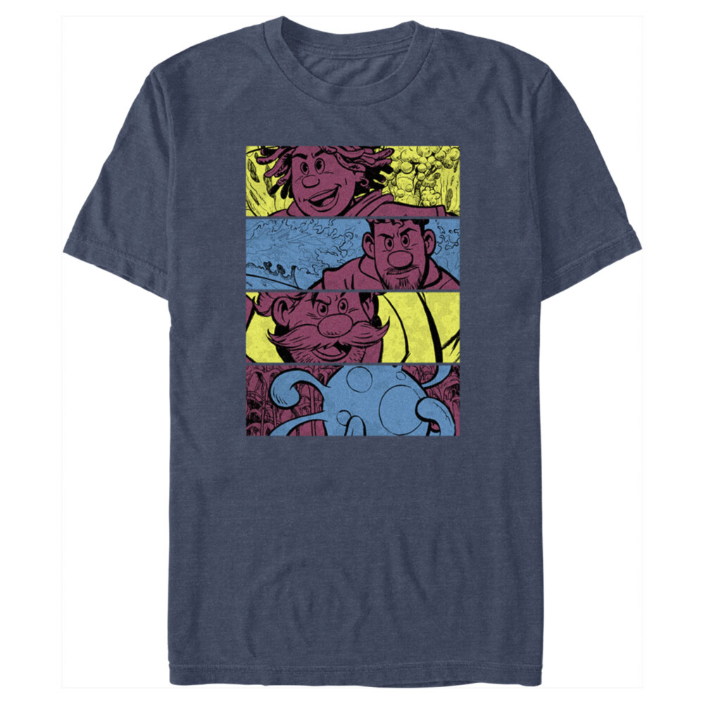 Men's Strange World Clade Family Comic Strips  Adult T-Shirt