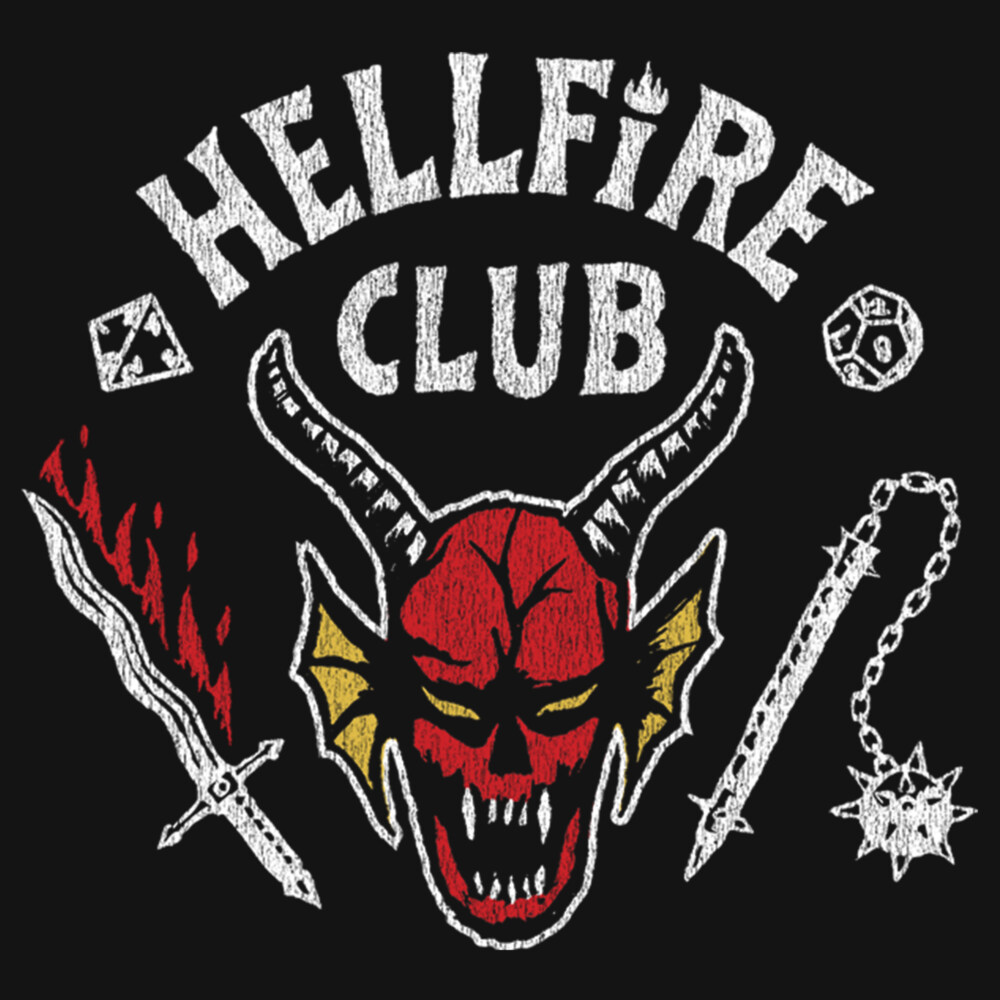Men's Stranger Things Hellfire Club Costume  Adult Tank Top