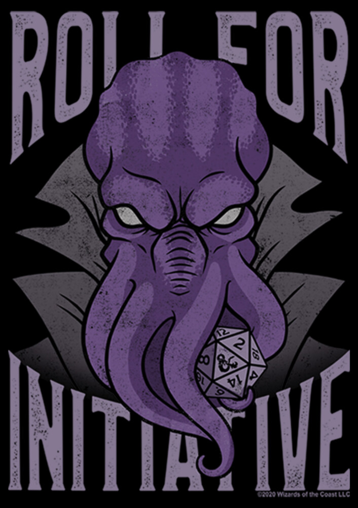 Men's Dungeons & Dragons Illithid Roll for Initiative  Adult Sweatshirt