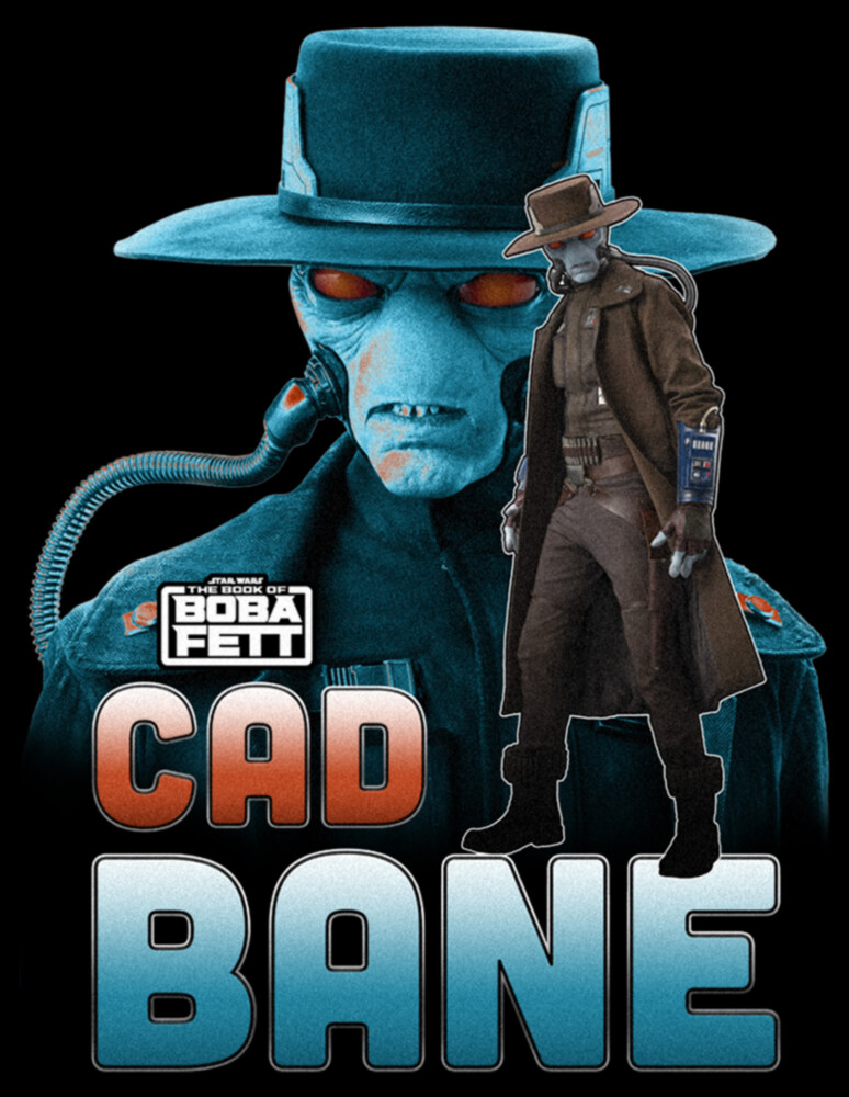 Men's Star Wars: The Book of Boba Fett Cad Bane Mercenary and Bounty Hunter  Adult Long Sleeve Shirt
