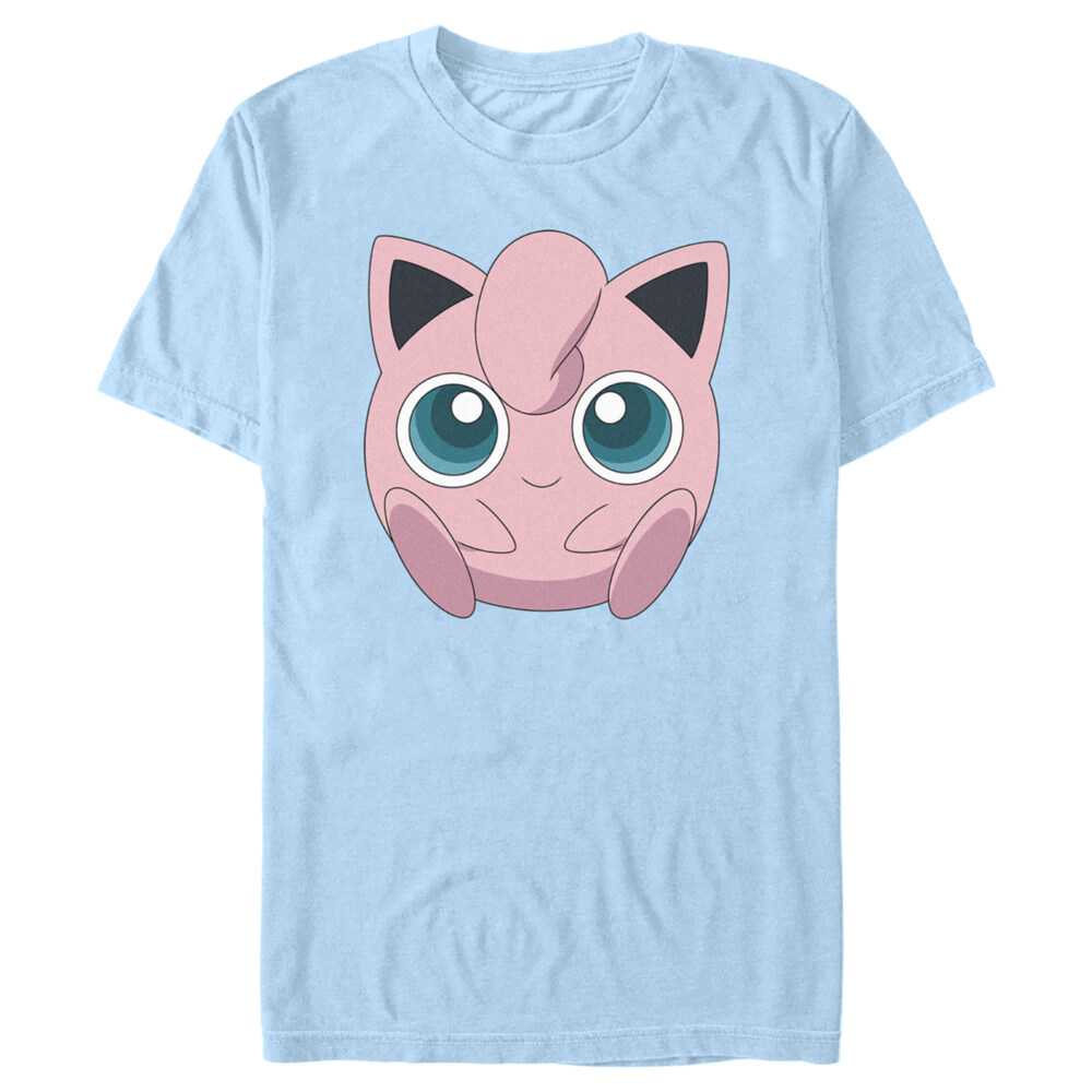 Men's Pokemon Cute Jigglypuff  Adult T-Shirt