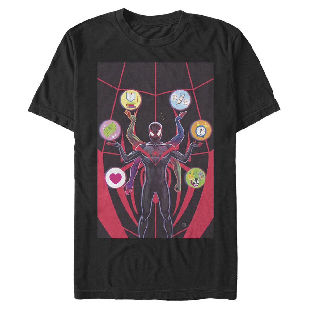 Men's Marvel Spider-Man Miles Morales Windmill  Adult T-Shirt