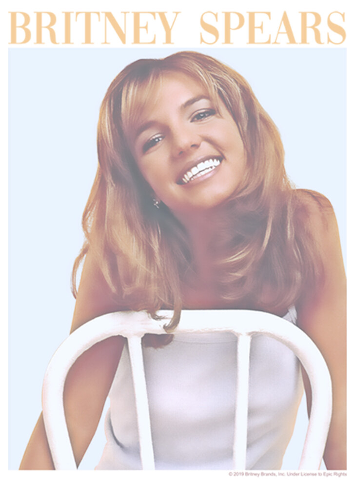 Men's Britney Spears Faded Smile Poster  Adult T-Shirt