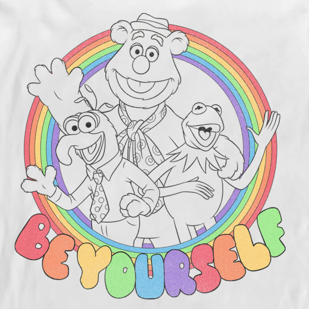 Men's The Muppets Be Yourself  Adult Long Sleeve Shirt
