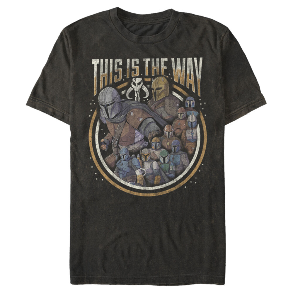 Men's Star Wars: The Mandalorian Group Shot This Is The Way  Adult T-Shirt