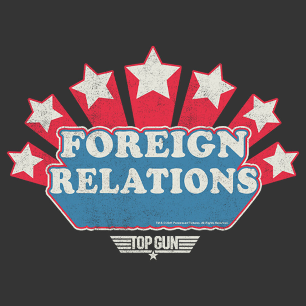 Men's Top Gun Foreign Relations  Adult T-Shirt