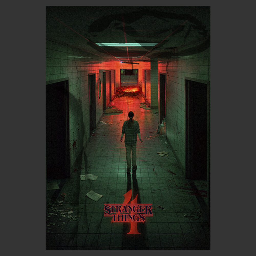 Men's Stranger Things The Lab Rift Eleven Poster  Adult Pull Over Hoodie