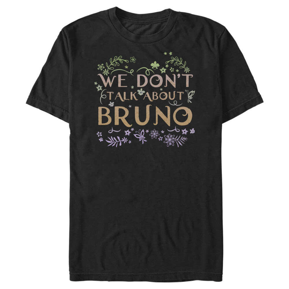 Men's Encanto We Don't Talk About Bruno Tropical Leaves  Adult T-Shirt