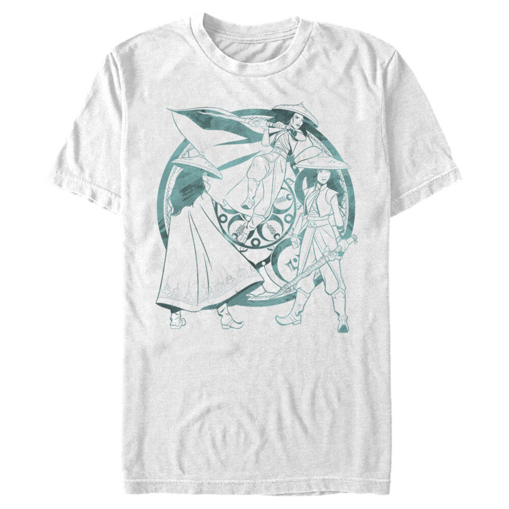 Men's Raya and the Last Dragon Watercolor Raya  Adult T-Shirt