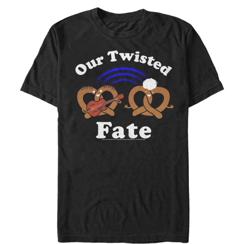 Men's Crazy Ex-Girlfriend Twisted Fate Pretzel  Adult T-Shirt