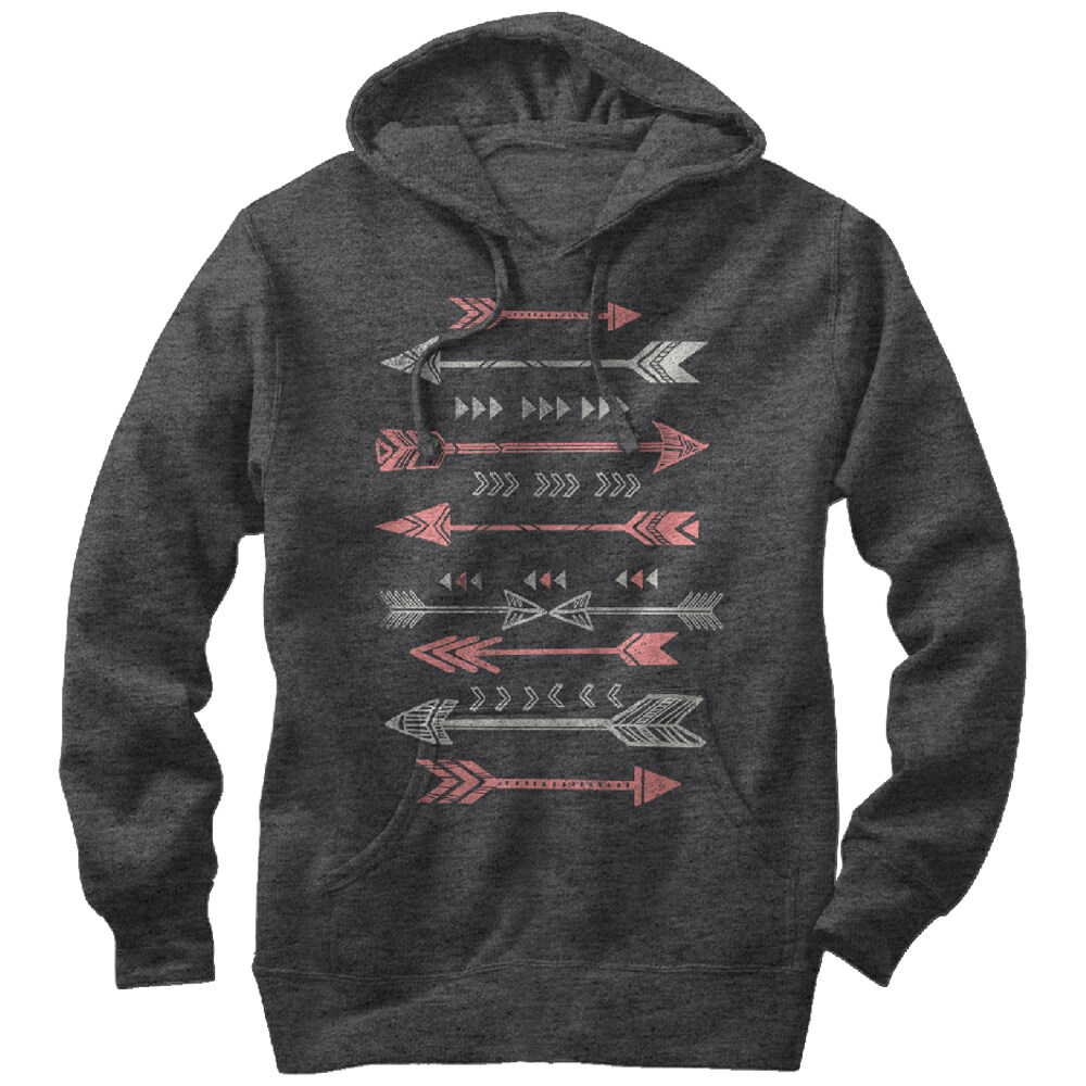 Men's Lost Gods Distressed Tribal Arrows  Adult Pull Over Hoodie