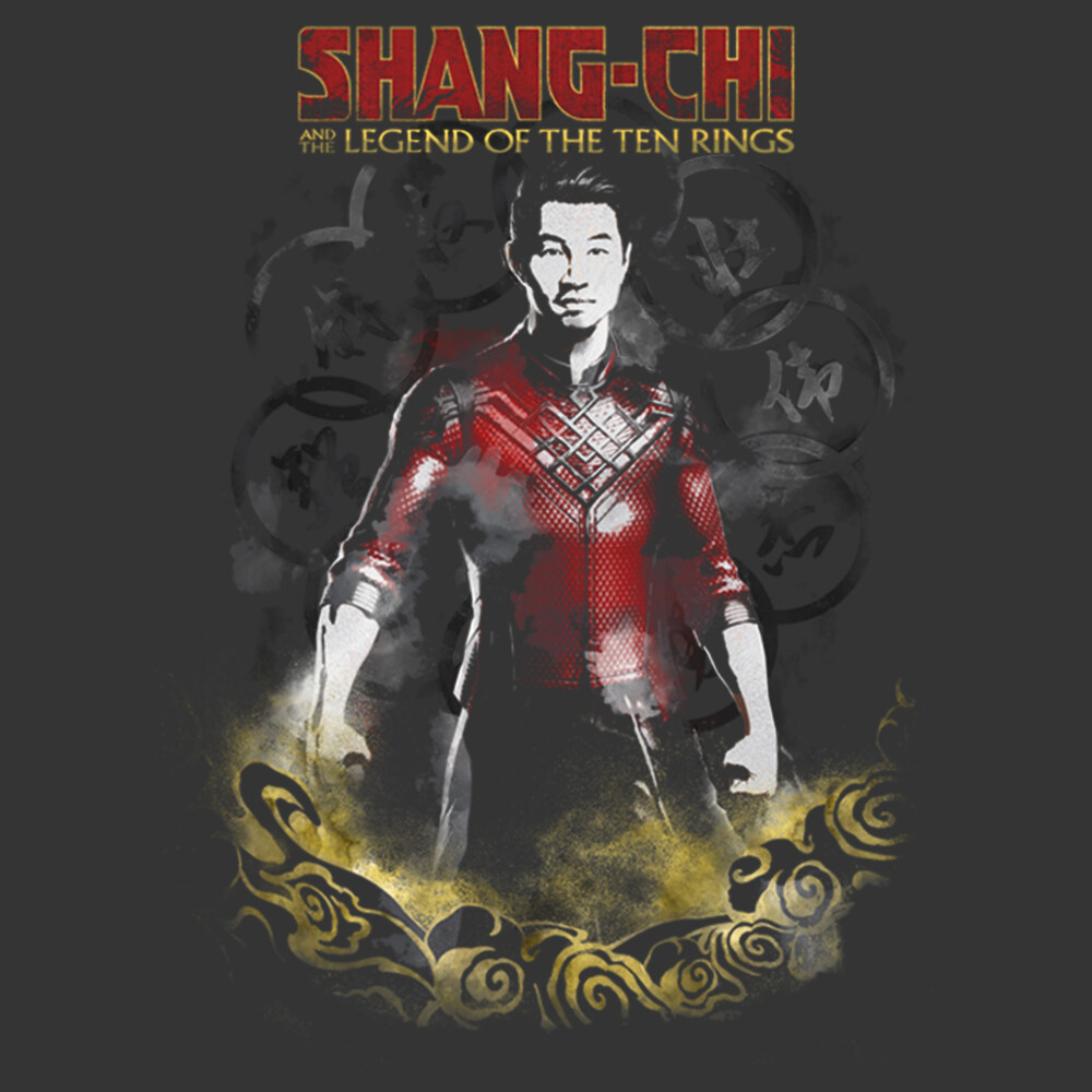 Men's Marvel Shang-Chi and the Legend of the Ten Rings Watercolor Portrait  Adult T-Shirt