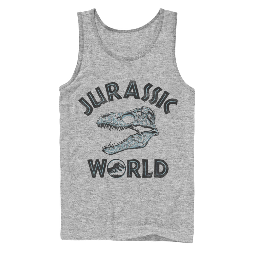 Men's Jurassic World: Fallen Kingdom Skeleton Logo  Adult Tank Top