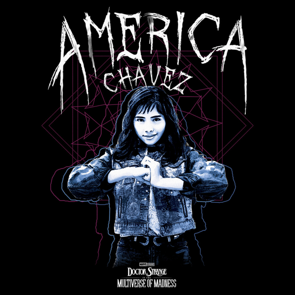 Men's Marvel Doctor Strange in the Multiverse of Madness America Chavez Solo  Adult T-Shirt