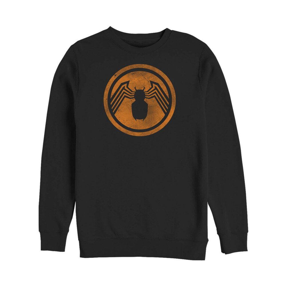Men's Marvel Venom Logo Retro Circle  Adult Sweatshirt