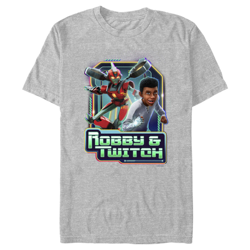 Men's Transformers: EarthSpark Robby and Twitch  Adult T-Shirt