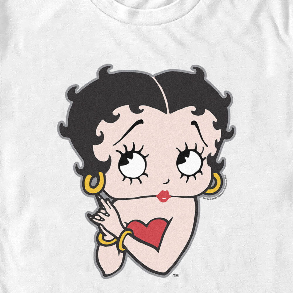 Men's Betty Boop Glam Betty  Adult T-Shirt