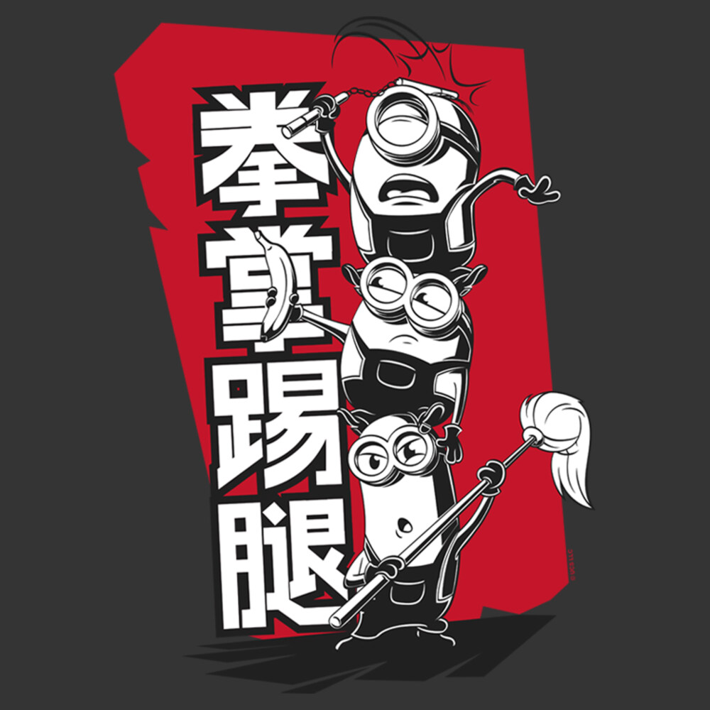 Men's Minions: The Rise of Gru Triple Stack  Adult T-Shirt