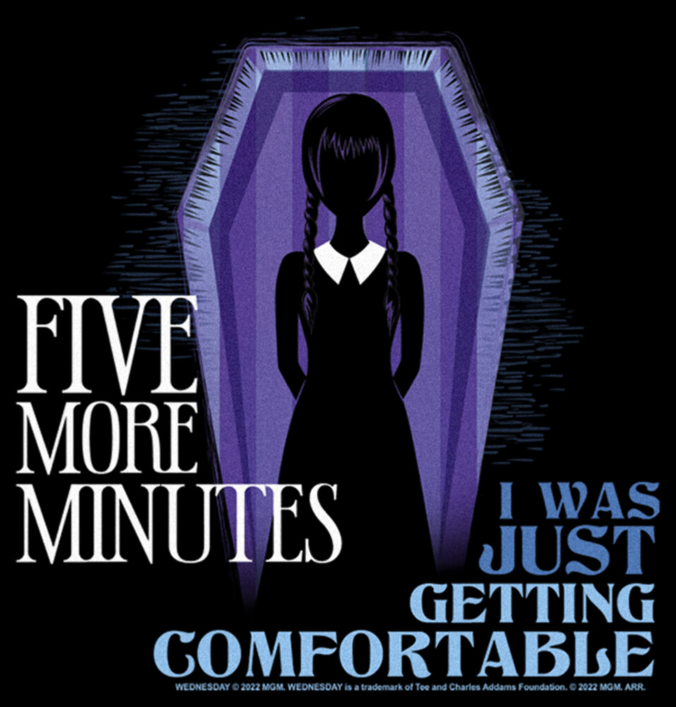 Men's Wednesday Five More Minutes  Adult T-Shirt