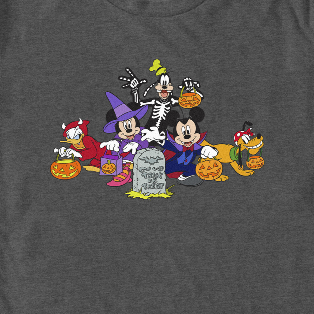 Men's Mickey & Friends Halloween Group Shot  Adult T-Shirt
