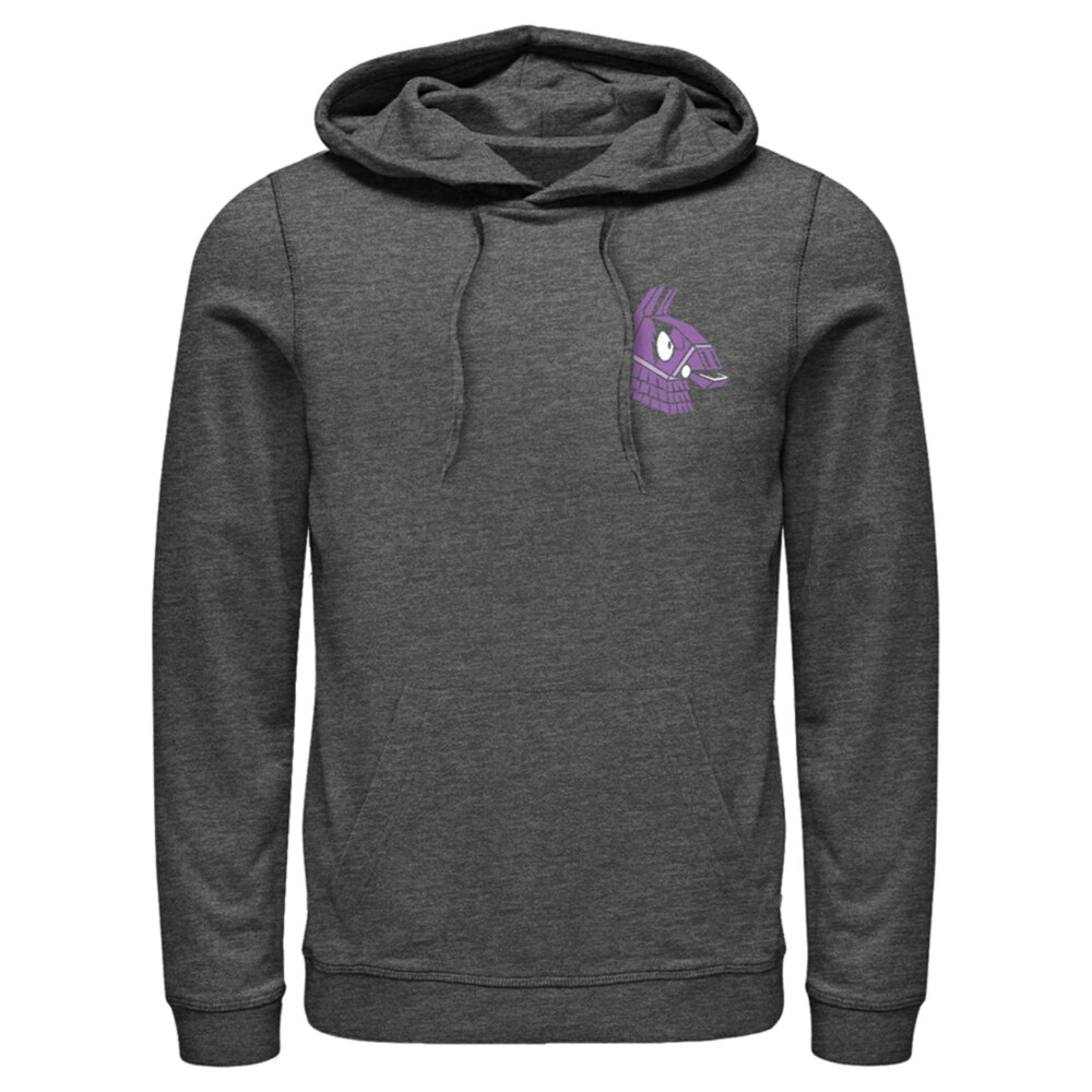 Men's Fortnite Llama Pinatas Pocket Logo  Adult Pull Over Hoodie