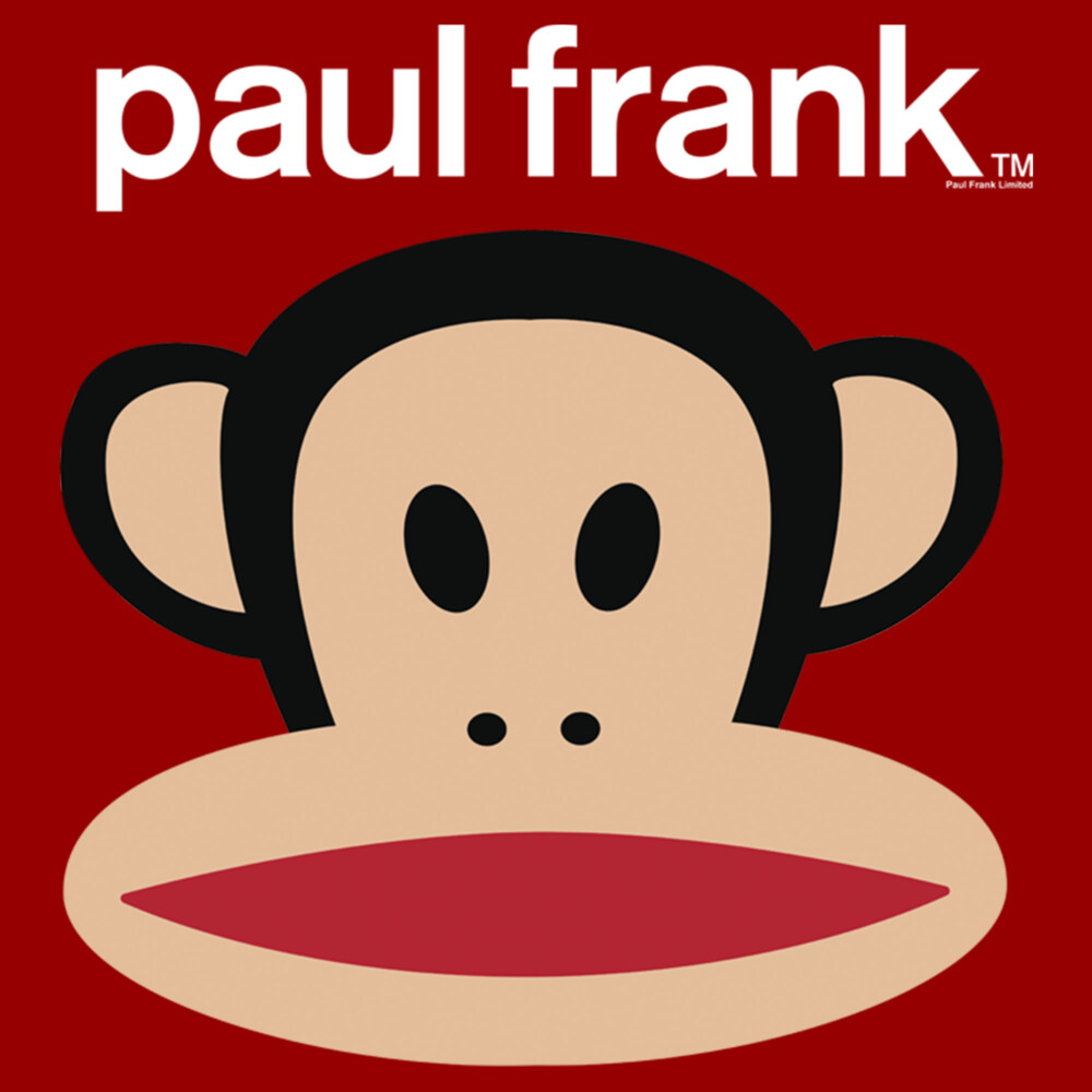 Men's Paul Frank Logo Julius  Adult T-Shirt