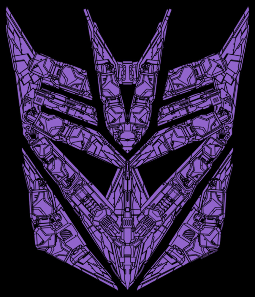 Men's Transformers Decepticon Parts Logo  Adult T-Shirt