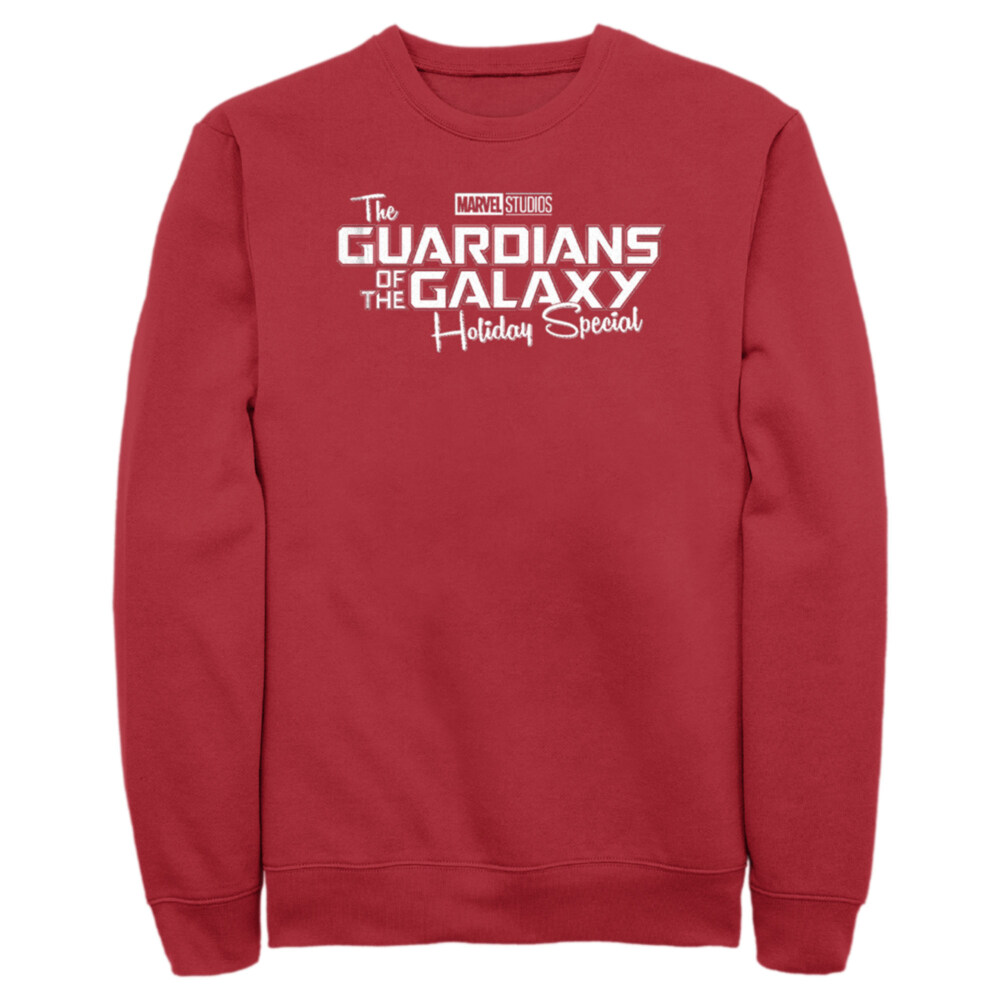Men's Guardians of the Galaxy Holiday Special White Logo  Adult Sweatshirt