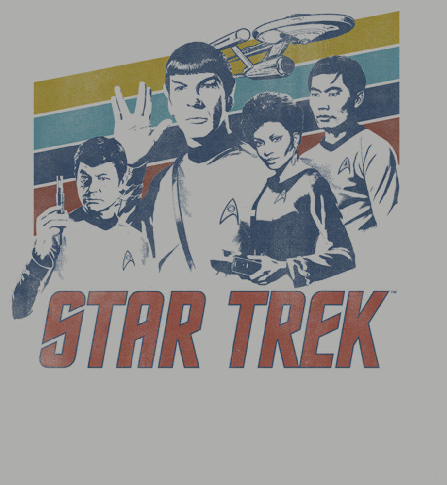 Men's Star Trek: The Original Series Distressed Crew  Adult T-Shirt