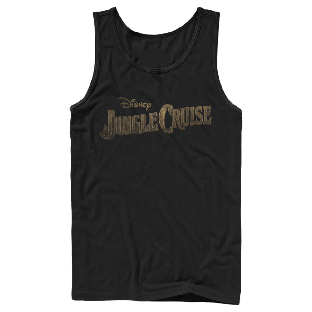Men's Jungle Cruise Distressed Logo  Adult Tank Top