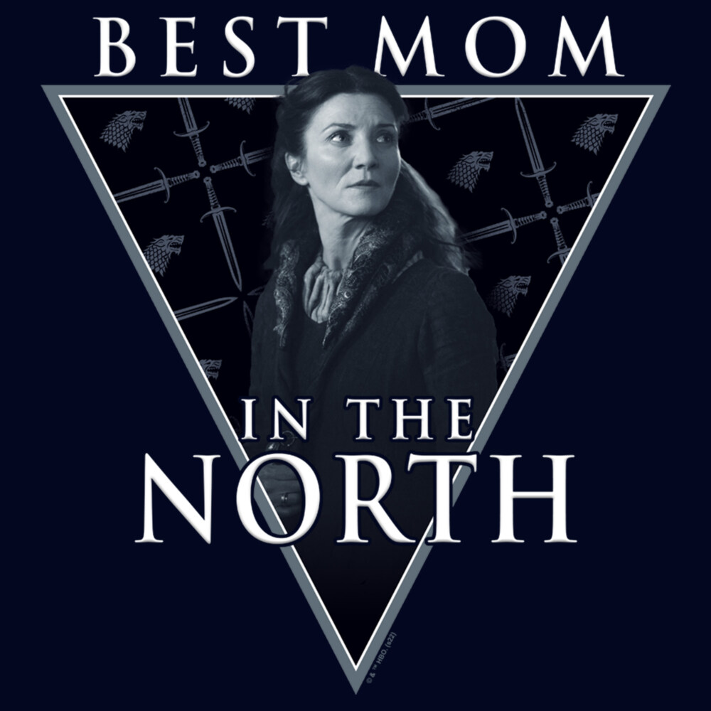 Men's Game of Thrones Catelyn Stark Best Mom in the North  Adult T-Shirt