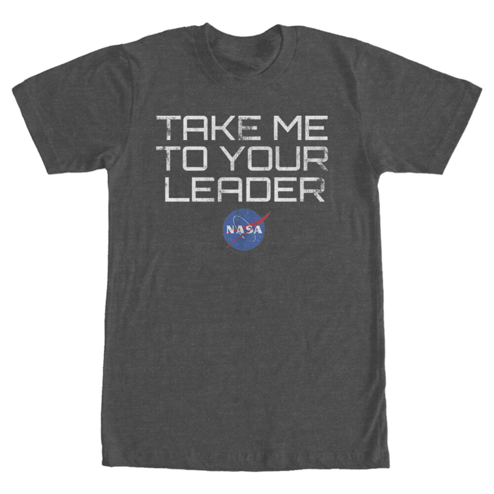 Men&#039;s NASA Take Me To Your Leader  Adult T-Shirt