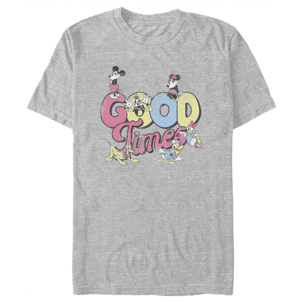 Men's Mickey & Friends Retro Good Times  Adult T-Shirt