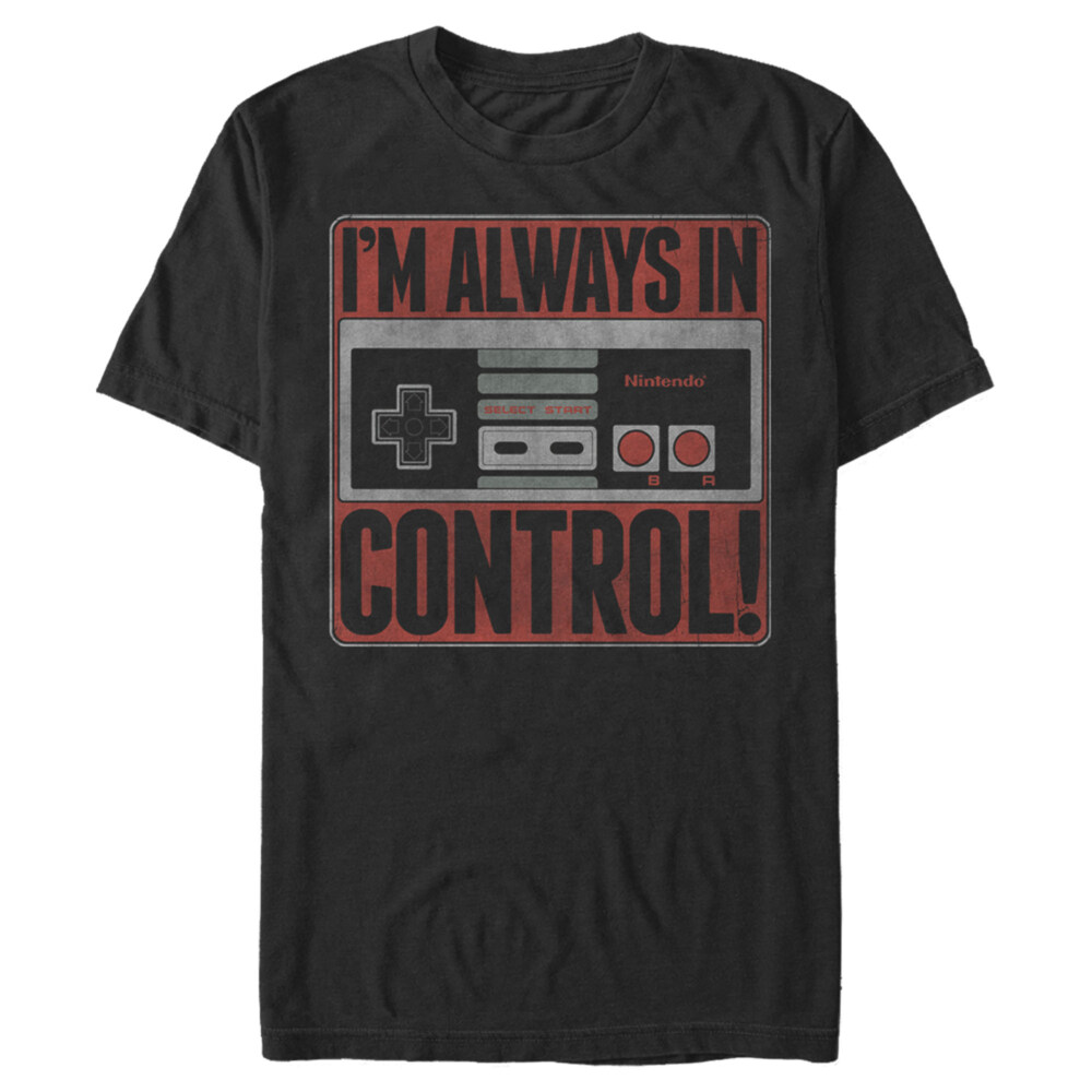 Men's Nintendo Always in Control  Adult T-Shirt