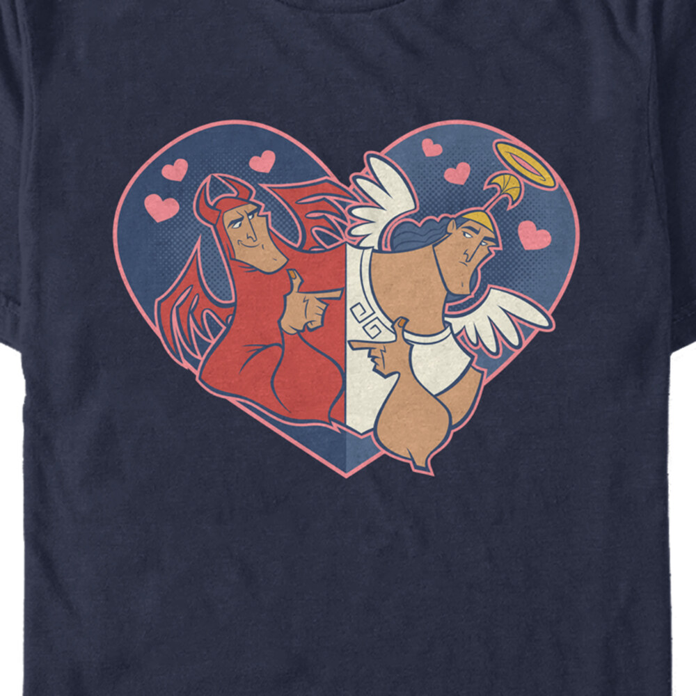 Men's The Emperor's New Groove Angel and Devil Kronk  Adult T-Shirt