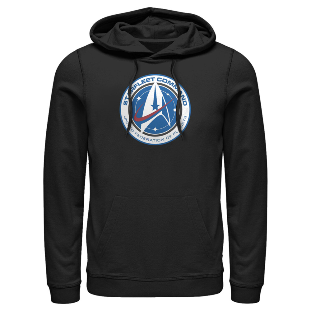 Men's Star Trek: Discovery Starfleet Command Badge  Adult Pull Over Hoodie