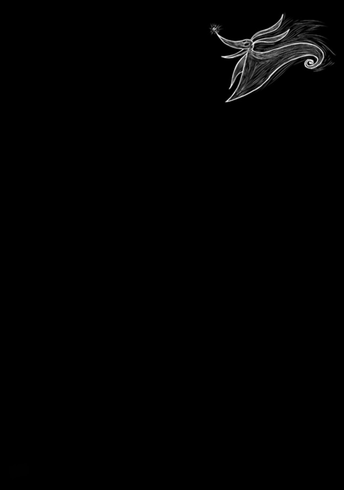 Men's The Nightmare Before Christmas Halloween Zero Pocket Scribble  Adult T-Shirt