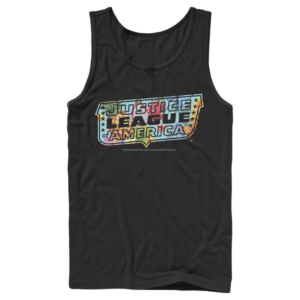 Men's Justice League Dragon Fruit Logo  Adult Tank Top