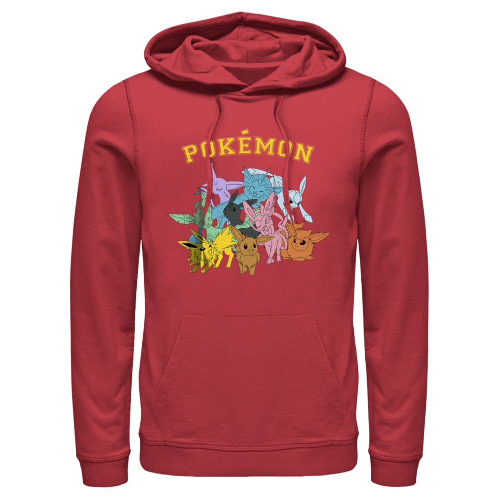 Men's Pokemon Eeveelutions  Adult Pull Over Hoodie